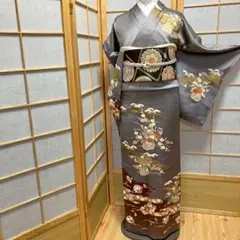 ［8186］訪問着 花鳥吉祥文様 正絹 着物 袷 8186］訪問着 花鳥吉祥文様 正絹 着物 袷 - メルカリ