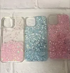 iPhone14グリッターケース 3個セット