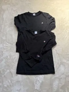 Champion ブラック長袖Tシャツ160cm 2枚