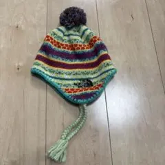 THE NORTH FACE 多色ストライプ ニット帽