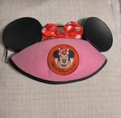 ディズニーカチューシャ被り物　ミニー帽子
