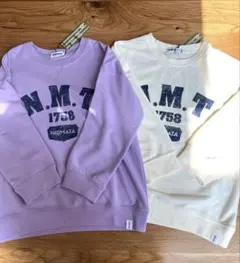 N.M.T 1758 NIRMATA トレーナー 2色セット　120センチ