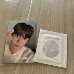 ETUDE × RIIZE ウンソク　トレカ　ステッカー　2点セット