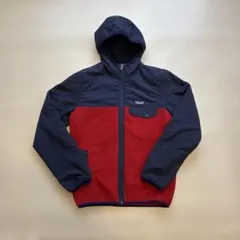 patagonia フリースジャケット ネイビー/レッド