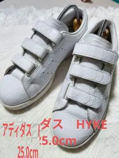 【希少モデル】HYKE × adidas ハイレット25㎝ベルクロ　ホワイトしろ