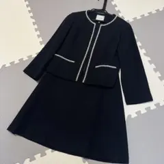 アナトリエ　セレモニー　セットアップ　ツイード　パール　ネイビー
