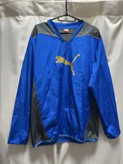 PUMA ピステ・ウィンドブレーカー 青 L