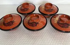 琉球漆器 汁椀 海老 貝 ケース付き - メルカリ