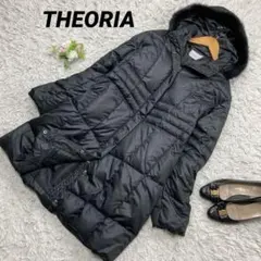 希少 大きいサイズ 3XL THEORIA セオリア フーディーダウンコート