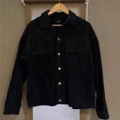 ITEMS URBAN RESEARCH コーデュロイシャツジャケット ブラックのサムネイル