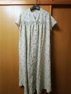 超美品✨ ロングワンピース 小花柄 半袖 小花柄 半袖シャツワンピース