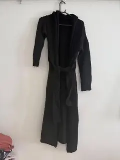 ブラックロングカーディガン