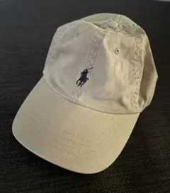 ポロ　ラルフローレン　ワンポイントポニーキャップ　帽子　BEIGE