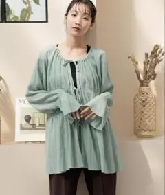 ヨウリュウシャーリングブラウスＬＳ 106514