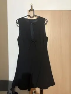 ZARA ノースリーブ ワンピース ブラック M