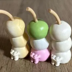 ミニチュア お団子 フィギュア 3点セット