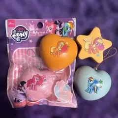 マイリトルポニー ぽふぽふハート　スクイーズ 4点セット　ピンキーパイ