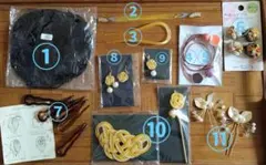 和風　小物・髪飾りセット