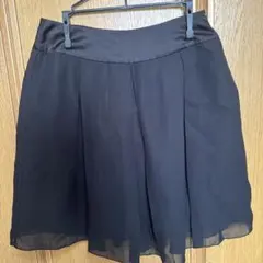 UNIQLO フレアスカート ブラック ウエスト61cm