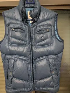 DIESEL ダウンベスト S 青のサムネイル