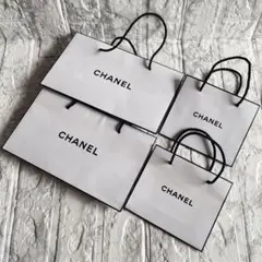 CHANEL ショップ袋 ショッパー 4枚セットのサムネイル
