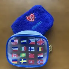 未使用 PERSON'S パーソンズタオルハンカチ ポーチ付きのサムネイル