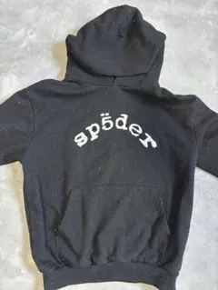 sp5derラインストーンブラック パーカー Sサイズ　usdrip drip sp5derラインストーンブラック パーカー Sサイズ usdrip drip - メルカリ