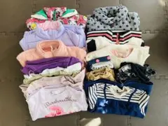女の子アウター＋冬物15点セット120㎝