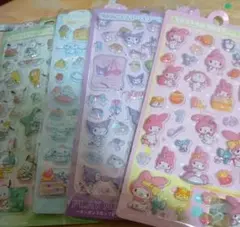 ボンボンドロップシール風 4種類 マ5