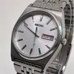 美品 稼働 SEIKO セイコー メンズ 腕時計 デイデイト クォーツ シルバー
