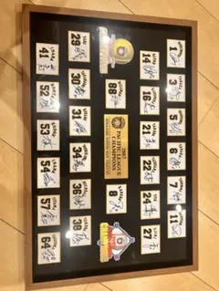 阪神タイガース 優勝 日本一 2023年 直筆サイン入りフォトパネル BB