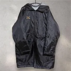 MIZUNO ミズノ ベンチコート ブラック 防寒 ロングコート　箱根駅伝