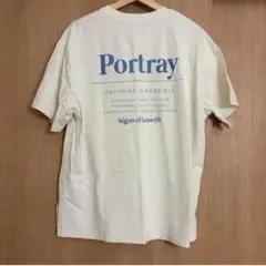 WEGO Portray 半袖 Tシャツ ホワイト　クリーム色　水色　F フリー