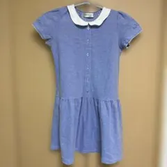 moo non non 140サイズ 青 ワンピース