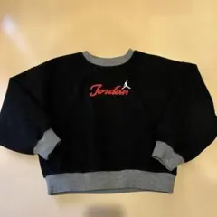 JordanNIKEナイキジョーダンボアトレーナー 黒キッズフリーススエットのサムネイル