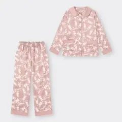 クレヨンしんちゃん　ネネちゃん　ウサギ柄ピンクパジャマ