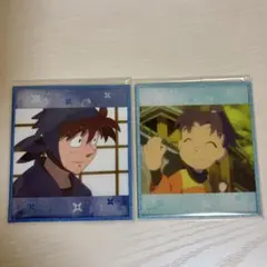 忍たま乱太郎　土井半助　きり丸 アクリル色紙コレクション