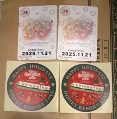 【使用済】　東京ディズニーリゾート フリー切符 ダッフィー&フレンズ