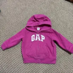 GAP フード付きトレーナー 12-18ヶ月 ピンク