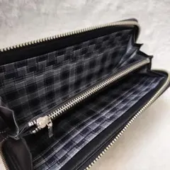 【イタリアンレザー】タケオキクチ ☆ 長財布 ベジタブルタンニンレザー ブラック