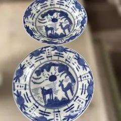 有田焼 李荘窯 縁錆染付鷺絵 隅切長角皿☆ - メルカリ