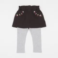 ベビー服/プティマイン/レギンス付きスカート/80センチ