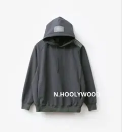 新品　定価39600円　N.HOOLYWOOD　パーカー　チャコール　サイズ40のサムネイル