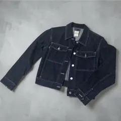 agnes b. フランス製 90s アニエスベー デニムジャケット 濃紺