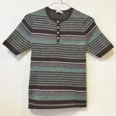 pamm サイズ3 格子のニットポロシャツ 格子のニットポロシャツ – pamm.officialstore