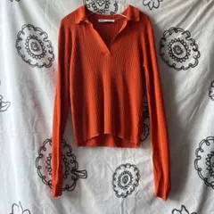 【未使用に近い】Zara｜ザラ 長袖 ロングスリーブ リブニット