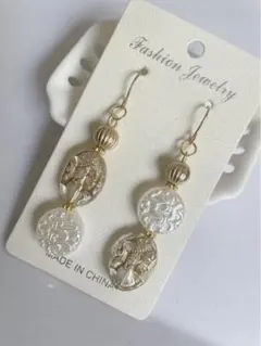 セール品　アンティークピアス　アシンメトリー　ピアス　イヤリング