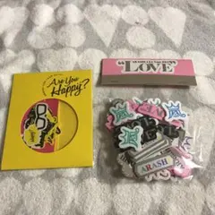 ① 嵐 コンサートグッズ フレークシール アユハピ LOVE 大野智 櫻井翔