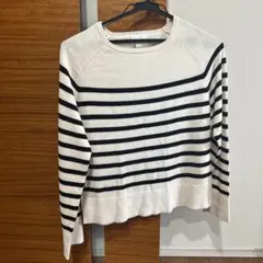 H&M ストライプ 長袖セーター XS