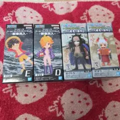 ワンピース フィギュア 4体セット　ワールドコレクタブルフィギュア